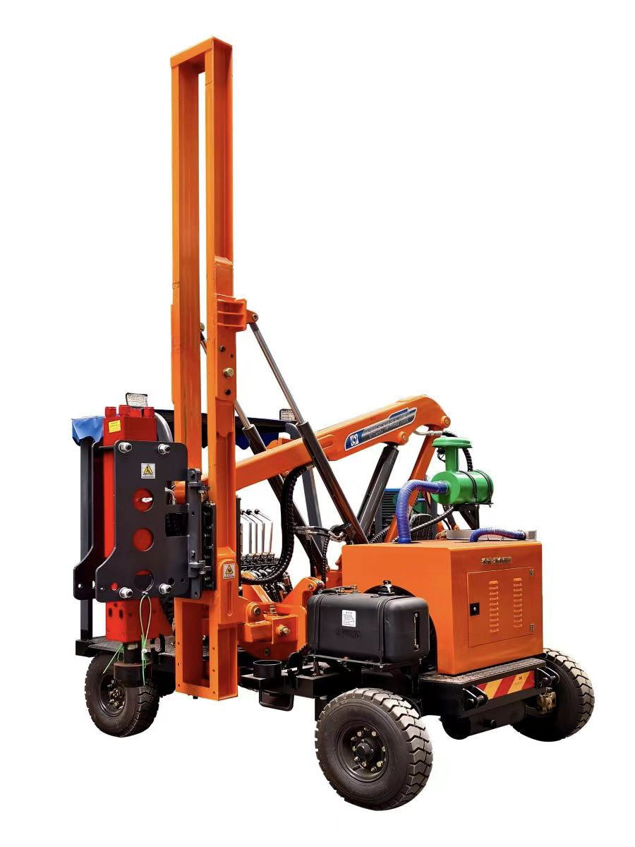 Guardrail Piling Rig